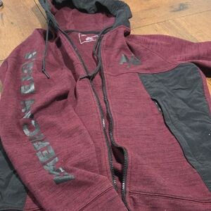 American Eagle Burgundy and Black Jacket